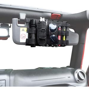 Savadicar Tactical Sun Visor Organizer Front Visor Storage Cover for 2007-2023 Jeep Wrangler JK JL & Gladiator JT, Interior Storage Accessories, Black, 1 PCS Savadicar Tactical Sun Visor Organizer Front Visor Storage Cover for 2007-2023 Jeep Wrangler JK JL & Gladiator JT, Interior Storage Accessories, Black, 1 PCS