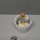 CABILON Ceramic Olive Oil Dispenser, 27 oz Floral Pattern Cruet with Auto-Close Spout, 9.45" Tall, Decorative Oil and Vinegar Bottle (sunflower)