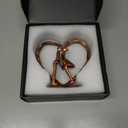 Anniversary Wedding Gift for Her Wife Husband CoupleAntique Bronze Metal Couple Figurine Heart Sculpture Love Statue,Romantic 1st to 60th Anniversary,Includes Gift Box and Valentines Gifts