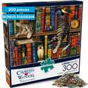 Buffalo Games - Charles Wysocki - Frederick The Literate - 300 Piece Jigsaw Puzzle For Adults - Large, Oversized Pieces - Challenging Puzzle Perfect for Game Nights - Finished Size is 21.25 x 15.00