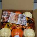 winemana Fall Decorations for Home - Set of 6 Artificial Pumpkin, Berry & Pine Cone Table Centerpiece for Office, Thanksgiving, Bathroom Kitchen Autumn Decor