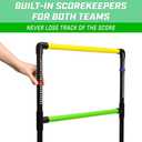 GoSports Ladder Toss Game Set - Includes 6 Soft Rubber Bolo Balls and Travel Carrying Case - Classic