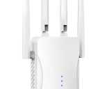 2026 WiFi Extender Signal Booster - 2.4GHz 300Mbps WiFi Booster for Home, Covers Up to 9999 Sq. Ft, Easy Setup, Ethernet Port & Access Point, Stable Internet Performance with 60+ Devices