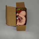 7 Inch Mini Baby Mini Reborn Doll Vinyl Full Body Lifelike Dolls Baby with Weighted Cloth Reborn Gift Set for Kids, Gifts for Christmas Kids(4 Pcs,Christmas)