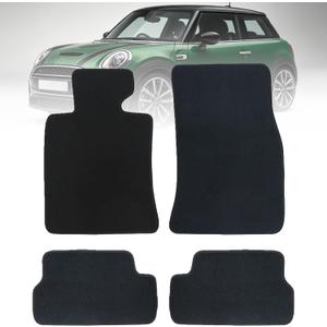 Mythoria Waterproof Car Floor Mats Carpet Full Set Compatible with Mini Cooper R56 2008 2009 2010 2011 2012 2013 2014 | All-Weather Protection，with Anti-Slip Backing