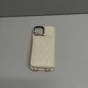 LAMEEKU Compatible with iPhone 16 Pro Max Case Wallet with Card Holder, RFID Blocking Wrist Strap Crossbody Phone Cover for Women for iPhone 16 Pro Max 6.9" Beige