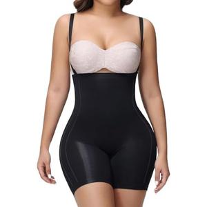 SHAPESHE Seamless Tummy Control Shapewear for Women Butt Lifting Shorts High Waisted Panties Strapless Fajas Colombianas S