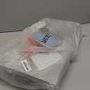 Brushed Nickel Hallway Light Fixtures, 2-Light Modern Farmhouse Flush Mount Ceiling Lights, 2-Pack Chrome Kitchen Light Fixtures, Square Close to Ceiling Lights for Bedroom, Living Room Entryway (Silver)