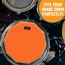 SLINT 12 Double-Sided Practice Pad 2-Surface Drumming Trainer for Snare Practice, Quiet Home Use, Kids & Beginners