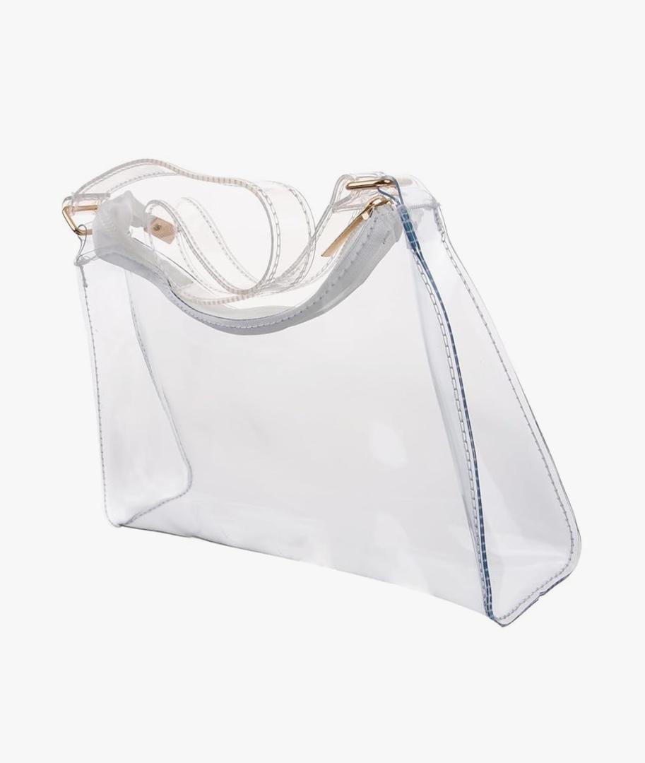 Pvc Bag for Women Crossbody Purse Gym Bag Stadium Approved for Concerts Organized Storage Birthday Thanksgiving Compact Easy to Carry