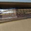 LazBlinds No Drill Bamboo Roman Shades, 36" W x 48" H, Malay Umber | Cordless Light Filtering Natural Wood Blind, Privacy Protection, Room Darkening Bamboo Blinds for Windows