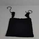 SUUKSESS Women Sweetheart V Neck Backless Tank Tops Double Lined Going Out Crop Tops, Size M