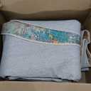 Lahome Modern Abstract 6ft Round Rug - Colorful Living Room Rug Soft 6x6 Circle Rugs for Dining Room Bedroom Non Slip, Contemporary Indoor Floor Carpet for Nursery Coffee Table Home Office Decor (Rosy)