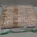 GarveeHome 2x6 Modern Bordered Runner Rug Soft Non Slip Runner Washable Non Shedding Floor Carpet, Distressed Geometric Hallway Runner, Indoor Printed Runner for Kitchen, Entrance, Brown