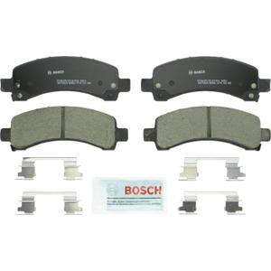 BOSCH BC974 QuietCast Premium Ceramic Disc Brake Pad Set- Compatible with Select Cadillac Escalade; Chevrolet Avalanche, Express 2500/3500, Suburban, Tahoe; GMC Savana 2500/3500, Yukon, Yukon XL; REAR