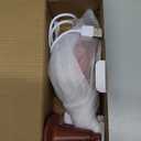 Deogos Small Desk Lamp, Bird Bedside Light with 3 Color Temperature and Touch Sensor, Cordless Kids Night Light, Rechargeable Battery for Bedroom Nightstand Table - Red