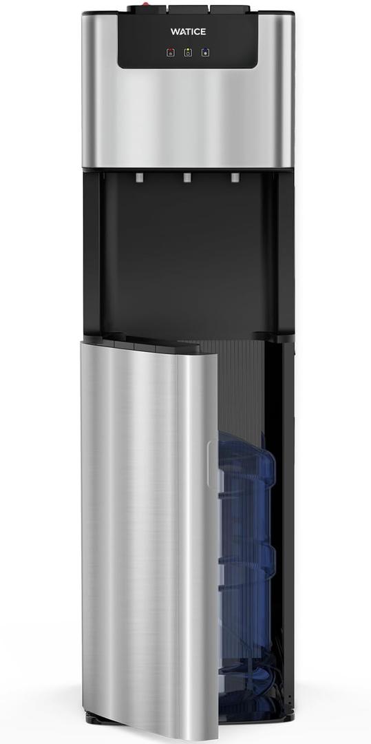 Bottom Loading Water Cooler Dispenser, 3 Temperature Settings - Hot, Cold & Room, Empty Bottle Indicator, Child Safety Lock, Ideal for Office, Home, Living Room