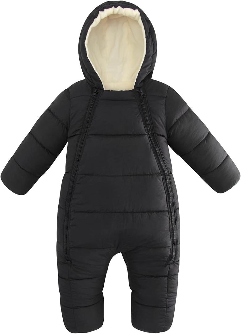 UNIFACO Baby Boys Clothes Coats 3-6 Months Infant Boys Girls snowsuit with Hooded Romper Jumpsuits One Piece Winter Suit Shower Gift