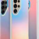 LONLI Hue - for Samsung Galaxy S25 Ultra Phone Case - [360 Shock-Absorbent Bumper | Cute, Unique and Aesthetic Phone Cover for Girls and Women] - Holographic Iridescent