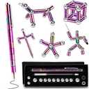 Fidget Pen Gifts for Boyfriend - Novelty Christmas Stocking Stuffers for Men Women Adults, Cool Gadgets Pens with Stylus, Gifts for Adults who Have Everything, for Men Women Him