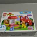 LEGO DUPLO Peppa Pig Tractor and Market - Building Toy for Toddlers, Ages 2+ - Sensory Toy for Girls & Boys - Includes 2 Figures - Birthday Gifts for Kids - 10468