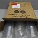 Ginkgo 100 Pack 24oz Clear Plastic Cups with Lids and Straws - Disposable Iced Coffee Cups for Smoothies, Lemonade