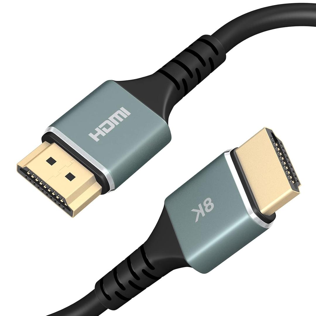 3 x DGODRT 8K HDMI Certified Cable 2.1 Cable 6.5FT | High-Speed(48Gbps), Ultra HD, Support 4K@120Hz 8K@60Hz, Compatible with TV/PS5/Xbox/Roku/Monitor