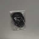 Aexit 50 Pcs Electrical equipment Black 46.2mm x 1.8mm Oil Resistant Sealing Ring O-shape NBR Rubber Grommets