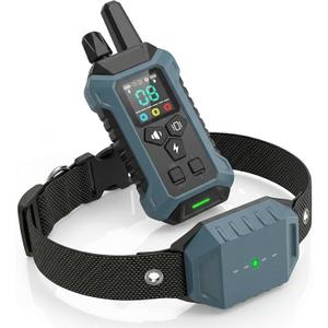Remote Training Collar 3000FT Range Rechargeable Waterproof Receiver, Adjustable Beep & Vibration Levels, Long Distance Control for Small Medium Large Dogs