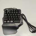 RedThunder One Handed Gaming Keyboard RGB Backlit 35 Keys Portable Mini Gaming Keypad Ergonomic Game Controller for PC Gamer