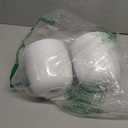 Trendables Premium Trend White Plastic Bowls, Disposable Food Grade Plastic Bowls - 40 Pack (24 oz. (Bowl))