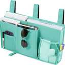Joyfulife Bedside Caddy Bunk Bed Organizer Bedside Storage Organizer Bedside Storage Bag Pocket Hanging Organizer for Bunk, Hospital Beds, College Dorm Rooms, Baby Bed Rails, Camp 8 Pockets (Green)