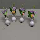 AUSAYE 4 Pack Plug in LED Night Light Sensor Rose Light, Energy Saving Lamp Dream Nightlight Rose Flower Mushroom Night Lights for Kids Adults Bedroom,Bathroom,Stairs,Kitchen,Hallway