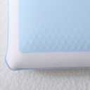 Cool Gel Cooling Pillow for Sleeping, Standard Size Cooling Memory Foam Pillow for Hot Sleepers, Reversible Ergonomic Design, Pressure Relief, Spine Alignment, Side, Back Contouring Support