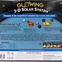 Great Explorations, 3-D Solar System Glow In The Dark Ceiling Hanging Kit 3D Planets and Star Stickers Create the Milky Way Teach Science STEM