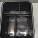 Wekioger 1-Pack Plastic Carry Caddy with Handle, Cleaning Caddy Organizer, Gray