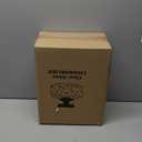 Industrial Semi Flush Mount Ceiling Light, 800 Lumen LED Bulb Included, Seeded Glass Shade Farmhouse Light Fixture for Hallway Corridor Kitchen Bathroom Bedroom Passway (Large)