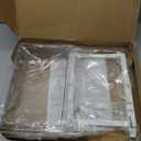 SNSLXH 2 Pack Refrigerator Drawer Organizer, Pull Out Shelf Storage Transparent Organizer for Egg, Fruit, Vegetable, Seafood, Meat, Fit All Fridge Shelves Under 0.6''