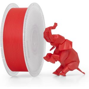 Bambu Lab PLA Filament Matte 3D Printer Filament 1.75mm PLA 1kg High Tenacity Eco Friendly - Red (10200) - Spool