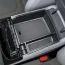 TACOBRO Custom-Fit Center Console Organizer Tray for 2025 2026 Hyundai Tucson Compatible with Gas Limited, Hybrid and Plug-in Hybrid Models, Fit Shift by Wire Mechanism on the Steering Column Only