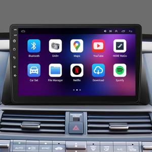 [4+64G] Android 13 Car Stereo with Wireless Apple Carplay & Android Auto for Honda Accord 2008-2013 10.1" Touchscreen Radio Upgrade with AHD Camera,GPS Navigation,SWC,WiFi,FM,Bluetooth