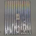 12 Pack Gender Reveal Confetti Wands, Flutter Sticks with Pink and Blue Confetti Strips