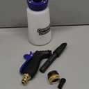 Ontel Carwash Cannon Foam Blaster Nozzle Gun for Car, Truck, Boat & More - 5 Spray Settings, Just Spray & Rinse, No Residue or Film (Packaging May Vary)