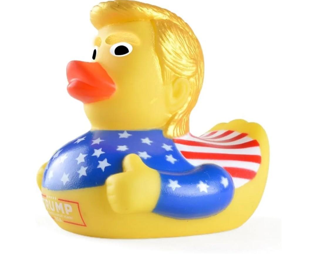 Nuwani Donald Trump Rubber Ducks for Jeep Dashboard  4 inch Patriotic SelfRecovering Bath Toy, Funny Gag Gift for Baby Shower, Family Party & Kids Birthday, Set of 7
