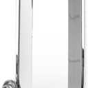 High Soar Rear View Main Door Mirror for Peterbilt 335 340 357 382 385 386 325 330 348 388 389 365 367 377 359 375 379 281 351,Heated Defrost Stainless Mirror Driver/Left & Passenger/Right Side