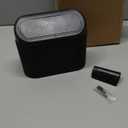 Car Trash Can with Lid & Rhinestones Design,Push-on Car Trash Bin for Storing Trashes Items & Cars Decor Includes 30PCS Trashes Bag,Shiny Cars Garbage Can with Back Clip for Side Door (Black Diamond)