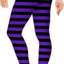 Deerose Halloween Women Costume Leggings Thanksgiving High Waist Tight Pants (Orange, S)