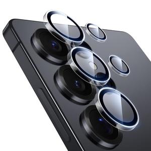 ESR for Samsung Galaxy S25 Ultra Camera Lens Protector, Individual Lens Protectors, Ultra-Thin Tempered Glass with Aluminum Edging, Case Friendly, 1 Set, Clear