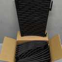 Black Tree Collar Christmas Tree Collar - 28 inch Tree Base Cover Plastic Tree Ring Xmas Ornament for Christmas New Year Party Gifts Festival Holiday Decoration