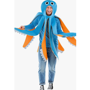 fun shack Adult Octopus Costume - Sea Creature Halloween Outfit for Parties, Events, and Themed Celebrations